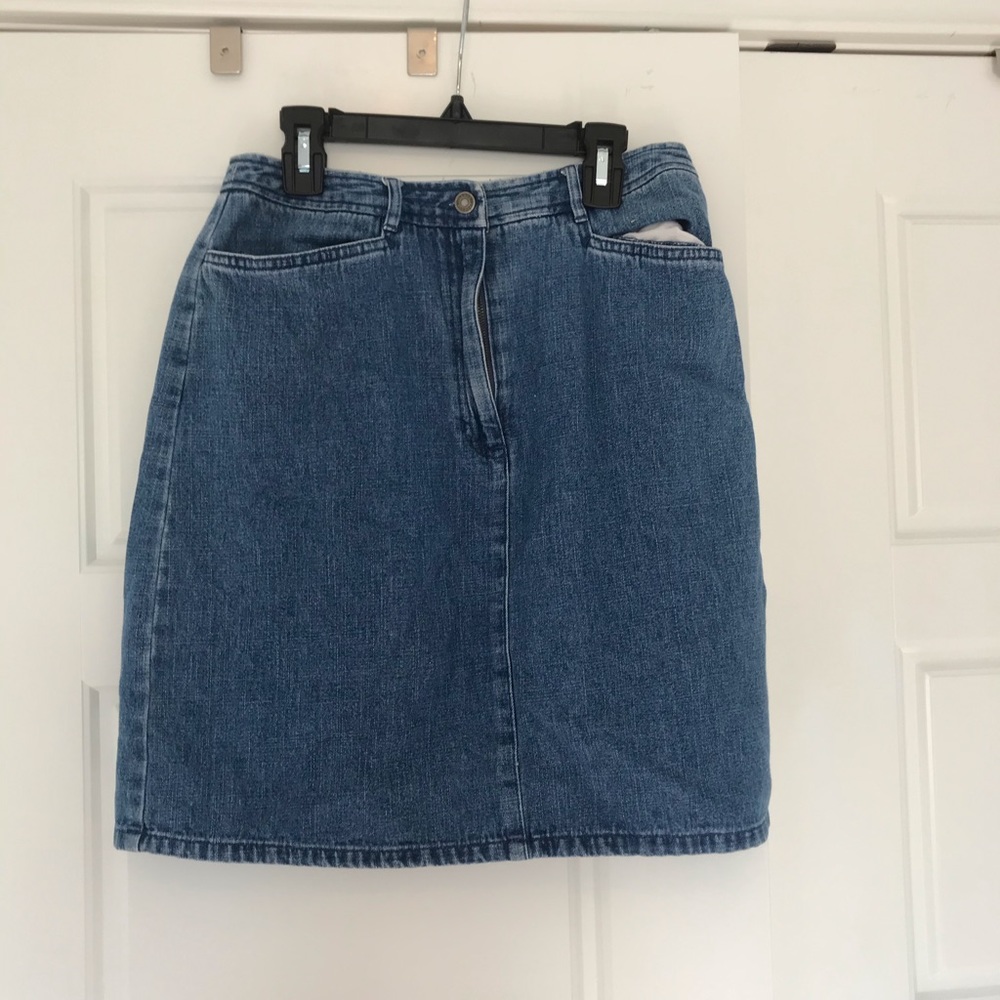 Vintage Denim Mini Skirt